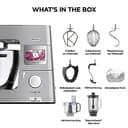 Kenwood Cooking Chef XL KCL95.424SI - Multifunktion Küchenmaschine mit integrierter Waage & 6,7 L Rührschüssel mit Kochfunktion Silber - 7