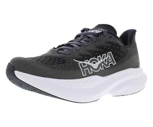 HOKA Women's Mach 6 Trainers, Black White, 38 2/3 EU