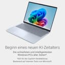 Dell 16 Plus DB16250 Laptop Copilot+ PC, 16'' 2,5K Display, Intel Core Ultra 7 Series 2, Intel Arc, 16 GB RAM, 512 GB SSD, Windows 11 Home, Deutsche QWERTZ Tastatur, Ice Blue - 12