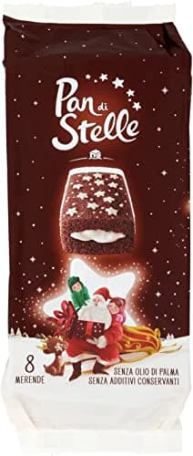 24 x Mulino Bianco Biscuits La Merenda Pan di Stelle 3 x 8 Cake with Cocoa