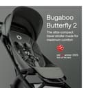 Bugaboo Butterfly 2 Lightweight Travel Stroller Cabin Size, One-Hand Fold Portable Pushchair, Baby Buggy with Reclining Seat, Storage Basket, Carry Strap – from 6 Months to 4 Years – Forest Green - 2