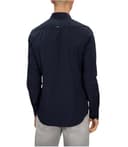 Calvin Klein Uomo Camicia Slim Stretch Shirt Maniche Lunghe, Blu (Night Sky), S - 4