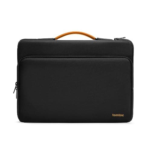 tomtoc 360° Laptoptasche für 15-Zoll MacBook Air M4/A3241 M3/A3114 M2/A2941, 15'' MacBook Pro A1990 A1707, 15'' Microsoft Surface Laptop 7th/6/5, Wasserabweisend Notebooktasche für Tägliches Pendeln