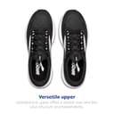 Brooks 1104351D087 Revel 7 Hombre Black/White EU 44.5 - 4