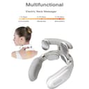 Neck Massage Machine with 4-Head Design – Electric Heated Cervical Spine Massager with Light Vibration Hot Compress – Neck & Shoulder Pain Relief for Home, Office, and Travel – Ergonomic Design - 2