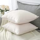 Artscope 2 Pezzi Federe Cuscini in Lino Minimalista Copricuscino Colorato per la Decorazione Domestica Soggiorno Camera da Letto Divano 45x45cm, Bianco - 7