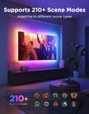 Govee TV LED Backlight 2 Cuttable to fit, RGBWIC 4.4m LED Strip Lights for 32-70 Inch TVs to Easy Install, TV Backlight with 210+ Scene Modes Work with Matter, Music Sync, Smart App Control, DIY - 5