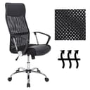 CASARIA® 2x Ergonomic Mesh Office Chairs | High Back | Breathable | Padded | Rocker Seat | Adjustable Height | 110KG Weight Capacity | Home Work Swivel | Sleek Black Design - 4