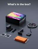 Govee TV Backlight 3 Lite with Fish-Eye Correction Function Sync to 32 Inch TVs, 1.8m RGBWIC Wi-Fi TV LED Backlight with Camera, 4 Colours in 1 Lamp Bead, Voice and APP Control, Adapter - 9