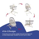 Chicco Baby Hug 4-in-1 Armonia Newborn to Toddler Chair, Adjustable Height and Recliner, Activity Toy Bar, Washable Fabrics, 07087157610000 - 3