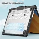 SEYMCY Case Compatible with MacBook Pro 16 inch Case 2026 2025 2024 2023 2021, Anti-Scratching Protective Hard Shell Cover with Foldable Stand M5 M4 M3 M2 M1 (A3186 A3403 A2991 A2780 A2485), Black - 6