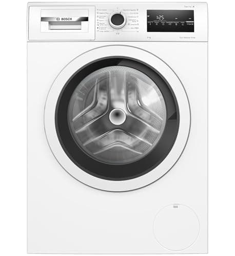Bosch Serie 4 - Lavadora de carga frontal, 9 kg, 1200 RPM, Función IronAssist, ActiveWater Plus, Motor EcoSilence, Blanco - WAN24200EP