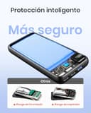 A ADDTOP Power Bank 20000mAh Batería Externa - 22,5W USB C Carga Rapida Cargador Portátil con 4 Salidas Bateria Portatil para Teléfono Tabletas - 6