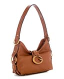 GUESS Schultertasche Camden Mini Shoulder Bag Cognac braun - 5