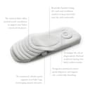 Inglesina Aptica Quattro Travel System with Carrycot, Car Seat, Baby Stroller, and Baby Pram - Lightweight, Foldable, Comfortable with Adjustable Backrest, 5 Ventilation Windows (Resort Blue) - 6