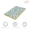 Rossi - Handgemachtes Notizbuch DIN A5 „Blaue Ranken“ aus Italien mit 160 Seiten (fadengebunden) Buntes Blankobuch unliniert - Vintage Buch mit Muster geeignet als Tagebuch, Skizzenbuch, Reisetagebuch - 3