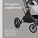 Inglesina Zenit Passeggino, Grigio, Compatto, Adatto fino a 22kg, Ruote con Sospensioni, Seduta Ampia, Esclusiva Amazon - 4