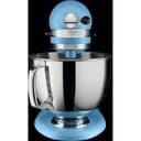 KitchenAid Batidora amasadora - Artisan - Robot de Cocina con Cabezal Inclinable - Amasadora con 5 Accesorios - Batidora de repostería con 2 boles de Acero Inoxidable - 4,8 L y 3 L - Azul terciopelo - 3