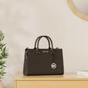 Michael Kors Handtasche für Damen Sheila Satchel Medium Schwarz, Schwarz - 3