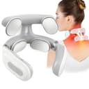 Magic Pro 2.0 Neck Massager – Electric Heated Cervical Spine Massager with 4-Head Design, Vibration & Hot Compress, 6 Modes & 14 Levels for Neck & Shoulder Pain Relief – Home, Office, Travel Use - 1