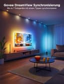 Govee TV Hintergrundbeleuchtung 3 Lite Kit für 55-65 Inch TVs, 3.6m RGBICW WiFi LED Strip mit Kamera und 15 Zoll Smart Light Bar mit 4 Farben in 1 Lampenperle, Funktioniert mit Alexa & Google Home - 5