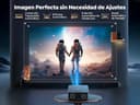 Proyector【1400 ANSI/App Oficial Integrada/36W Dolby】Smart Proyector 4K Compatible con Netflix AI Auto Focus/Keystone, Proyector1080P Nativo WiFi6 Bluetooth5.2 Zoom 50% Cine en Casa/Exterior para Movil - 5