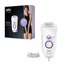Braun Silk-épil 5, Depilatore Donna, Epilatore Elettrico Donna Adatto ai Contorni Difficili, con Impostazione della Velocità, Epilazione confortevole, Idea Regalo, 5-505 Bianco e Viola - 6