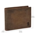 Berliner Bags Portafoglio Uomo in Vera Pelle con Protezione RFID, 4 Carte, 2 Scomparti Banconote, Portamonete, Tasca Documenti, Gettone Carrello, Scatola Regalo – Marrone - 7