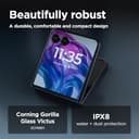 Motorola razr 50 ultra (6.9" pOLED display, Corning Gorilla Glass, IPX8, 50MP AI camera, Google Gemini, 165Hz, 45W TurboPower, Dolby Atmos, 12/512 GB, Snapdragon 8s, 4000mAh, SIM+eSIM), Midnight Blue - 3