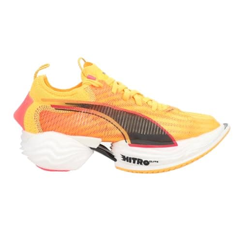 Puma - Fast-R Women's Nitro Elite 2 Fire Shoes, Sun Stream Sunset Glow White