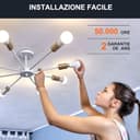 DUSKTEC Lampadine LED E27 Smart, Compatibile Alexa, Lampadina Inteligente Bluetooth 12W 1000LM 100W Equivalente, Dimmerabile 2700K-6000K Luce Bianco Caldo Fredda, App Controllato, 4 Pezzis - 7