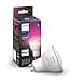 Philips Hue White & Color Ambiance GU10 LED Spot Light Pack of 1 (350 lm), Dimmable LED Lamp for Hue Lighting System with 16 Million Colours, Smart Light Control via Voice and App - 1