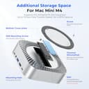 RayCue All-in-One Dock für Mac mini M4 mit 8TB SSD, 4K60Hz HDMI, USB-C & USB-A (10G/5G), SD/TF, Audio - 2024 Mac mini M4 Dockingstation - 6