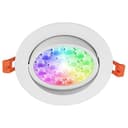lighteu®, Milight Miboxer IP54 Waterproof moistureproof RGBCCT 9WATTS LED Ceiling Spotlight, Smart RF Enabled Touch Remote WiFi Control led Downlight 9w, FUT062 - 6