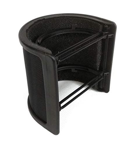 Aufnahmestudio Mikrofon Popfilter kompatibel für Audio-Technica AT2020 AT2035 AT8137 AT4033 AT4040 AT4047 AT5040 AT2050 AT4080 AT4050 AT4060 ATR2500 AKG c3000 C414XLII C314 RODE NT1 K2