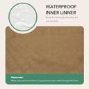 Casa Paw Orthopaedic Waterproof Dog Bed for Extra Large Dogs, Memory Foam, XL Dog Bed with Sides, Egg Crate Foam and Non-Slip Backing, Jumbo Dog Couch Beds with - 3