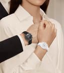 REBANDACE Strap for Omega x Swatch MoonSwatch Watch 20mm,Folding Buckle Omega X Swatch Moonswatch Speedmaster Replacement Strap,Curved No Gap Moonswatch Swatch strap for Men Women (Black) - 3