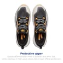 Brooks 1104261D022 Cascadia 18 Uomo, Black/Blue Wash/Orange EU 40 - 4