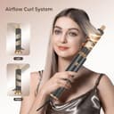 Hairstyler Set, 5 in 1 Air styler, Negativ Lonen Haarstyler mit Lockenstab automatisch, Air Styler Thermal Brush Haartrockner - 7
