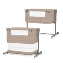 kk Kinderkraft NESTE GROW Lettino neonato 3 in 1, Culla co-sleeping, con Materasso Borsa transporto, Altezza regolabile su 5 livelli, dalla nascita fino 2 anni, Beige - 1