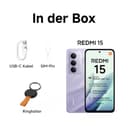 XIAOMI Redmi 15, Smartphone 6+128GB, Handy mit Android, 6,9" FHD+ 144Hz DotDisplay, Snapdragon 685, 50MP KI-Dualkamera, 7000mAh Akku, Midnight Black - 4