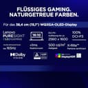 Lenovo Legion 5i Gaming AI Laptop | 15.1" WQXGA 165Hz OLED Display | NVIDIA GeForce RTX 5070 | Intel Core i7-13650HX | 32GB RAM | 1TB SSD | Win11 | QWERTZ | Eclipse Black | 3 Monate GamePass - 7