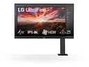 LG 32UN880P ERGO Monitor 32" UltraHD 4K LED IPS HDR 10, 3840x2160, 5ms, AMD FreeSync 60Hz, Audio Stereo 10W, HDMI 2.0 (HDCP 2.2), Display Port 1.4, USB-C, USB 3.0, AUX, Stand ERGO, Flicker Safe, Nero - 1