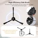 iRobacc 21 Pcs Replacement Parts for Roborock S8 PRO Ultra, 2 Main Brushes 4 Side Brushes 4 Dust Bags 4 HEPA Filters 4 Mops etc. - 7