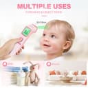 No-Touch Forehead Thermometer for Adults, Infrared Digital Thermometer for Kids, Accurate Reading with LCD Display, Mute Mode, Memory Recall - 5
