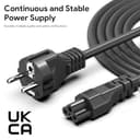 KFD PD 140 W USB C GaN Alimentatore per MacBook Air 13" 15" M3 2024 2025, Surface Book 3, ASUS ROG, HP OMEN Transcend 14 Spectre x360 16" Msi Prestige 14 16 AI Studio Summit E16 AI Studio eero PoE - 7