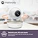 Motorola Nursery VM855 Connected WiFi Baby Monitor - with Motorola Nursery App and 5 Inch Parent Unit - Night Vision, Temperature and Two-Way Conversation White/Gold - 4