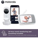 Motorola Nursery VM44 Connect Babyphone Wi-Fi con Videocamera, Baby Monitor con Schermo Video da 4.3", Applicazione Motorola Nursery, Visione Notturna, Ninna Nanne,Microfono,Monitoraggio Temperatura - 7
