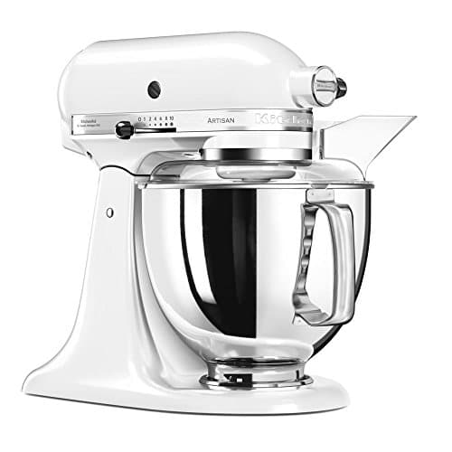 KitchenAid Robot de cocina Artisan 4,8 L, color blanco
