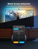 Govee TV Backlight 3 Lite with Fish-Eye Correction Function Sync to 55-65 Inch TVs, 3.6m RGBICW Wi-Fi TV LED Backlight with Camera, 4 Colours in 1 Lamp Bead, Voice and APP Control, Adapter - 8